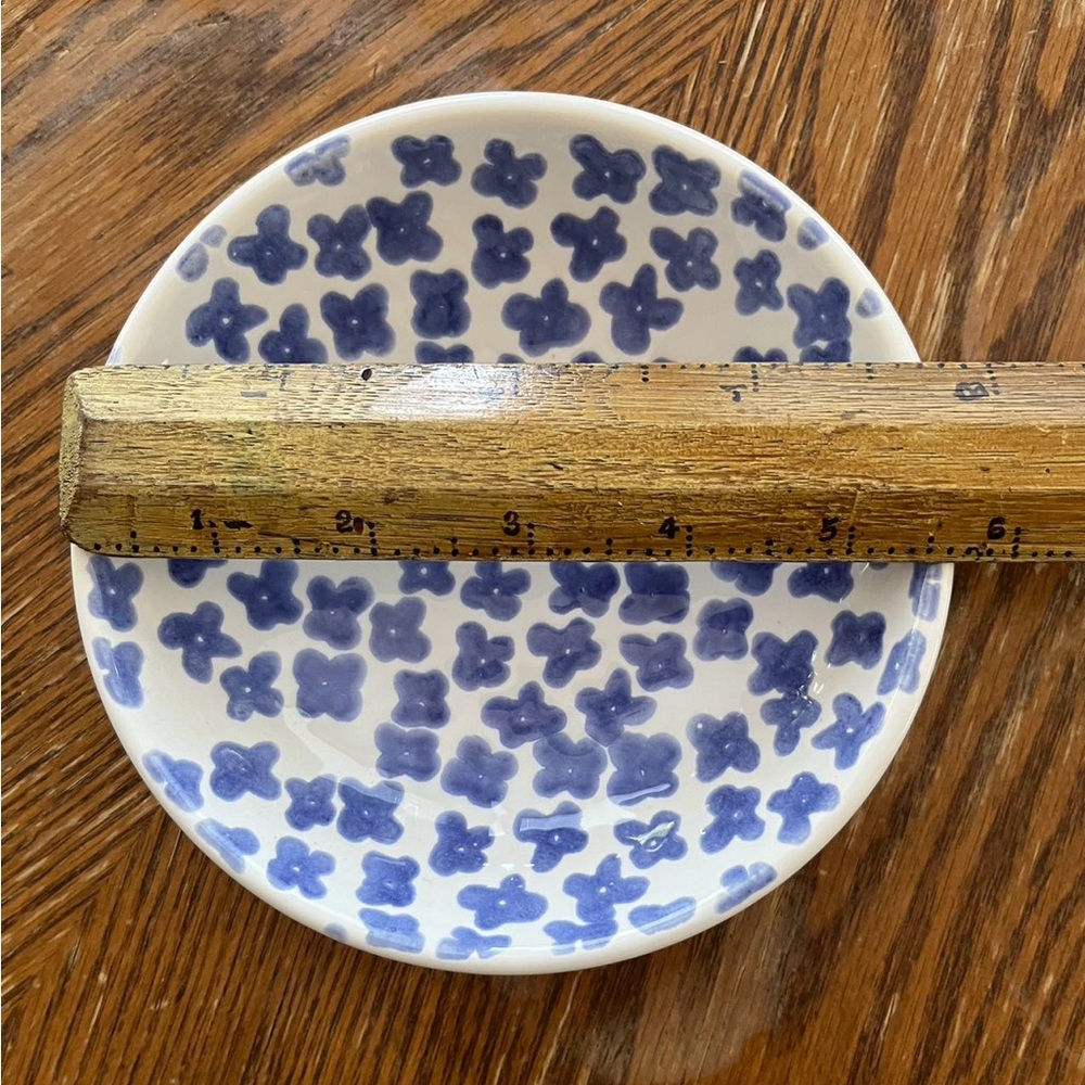 Vietri ceramic floral Condiment bowl